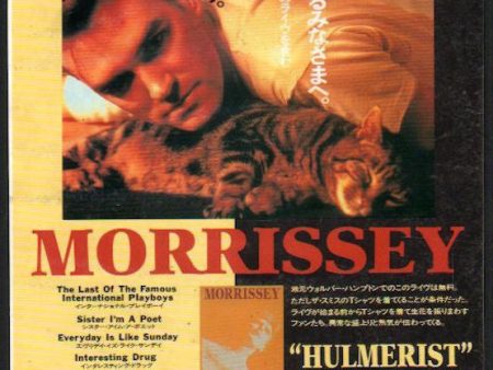 Morrissey 1990 10 Hulmerist Japan video promo ad Hot on Sale