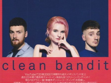 Clean Bandit 2019 Japan tour concert gig flyer Supply