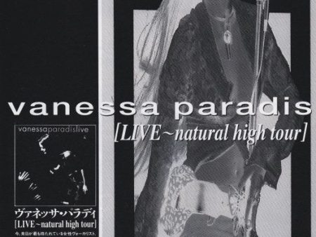 Vanessa Paradis 1994 03 Live - natural high tour Japan album promo ad For Discount