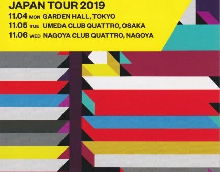 Battles 2019 Japan tour concert gig flyer handbill Cheap