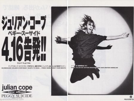 Julian Cope 1991 04 Peggy Suicide Japan album promo ad Fashion