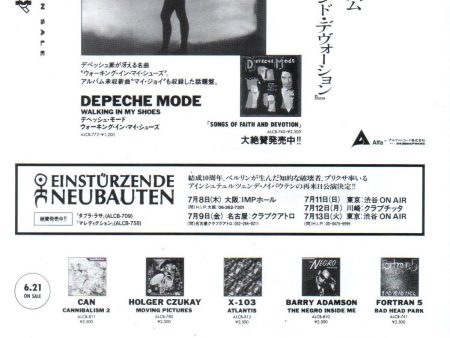 Depeche Mode 1993 07 Walking In My Shoes Japan single promo ad Online Hot Sale