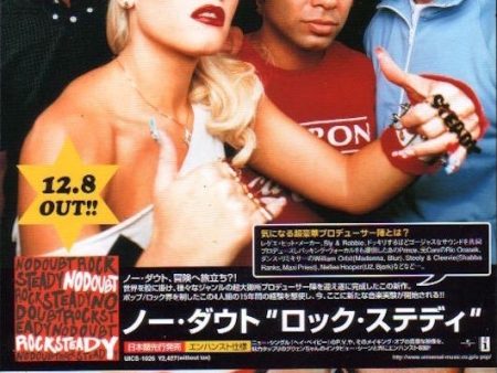 No Doubt 2002 01 Rock Steady Japan album promo ad Online now