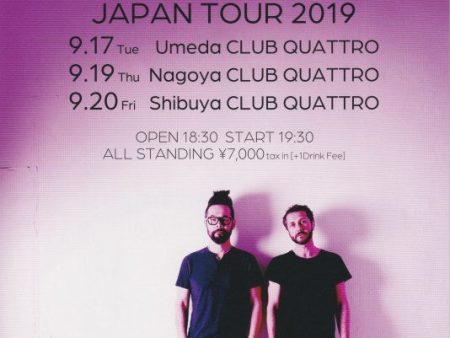 Feeder 2019 Japan tour concert gig flyer handbill Fashion