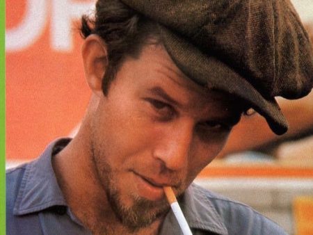 Tom Waits 1977 02 Japanese music press cutting clipping - photo pinup - wearing hat and smoking cigarette Online