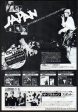 Japan 1981 03 Picture label album releases Japan promo ad Fashion