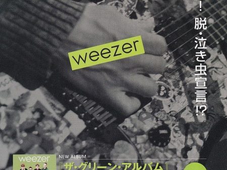 Weezer 2001 06 The Green Album Japan album promo ad Hot on Sale