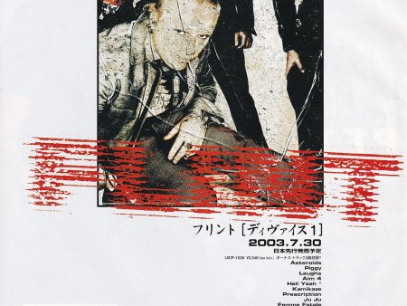 Flint 2003 08 Device Japan album promo ad For Cheap