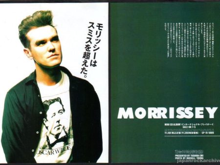 Morrissey 1989 08 International Playboy Japan album promo ad Online now