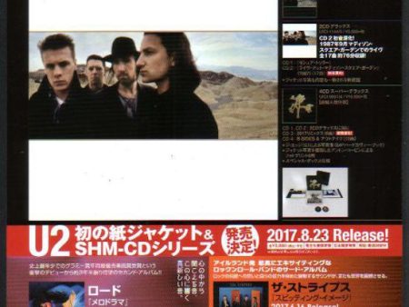 U2 2017 07 The Joshua Tree 30th Anniversary Japan album promo ad Online Hot Sale