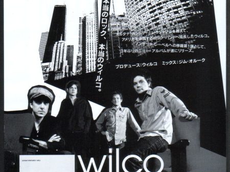 Wilco 2002 06 Yankee Hotel Foxtrot Japan album promo ad Online