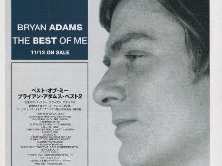 Bryan Adams 1999 12 The Best Of Me Japan album promo ad Fashion