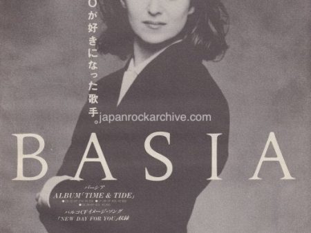 Basia 1988 02 Time & Tide Japan album promo ad Online Hot Sale