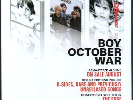 U2 2008 09 Boy October War Remasters Japan album promo ad Hot on Sale