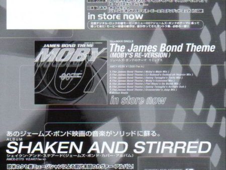 Moby 1998 03 I Like To Score Japan album promo ad Online now