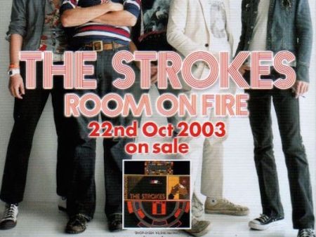 The Strokes 2003 11 Room On Fire Japan album promo ad Online Hot Sale