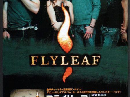 Flyleaf 2006 10 S T Japan debut album promo ad Fashion