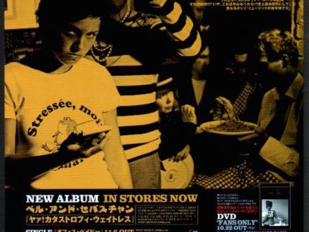 Belle and Sebastian 2003 11 Dear Catastrophe Waitress Japan album promo ad Discount