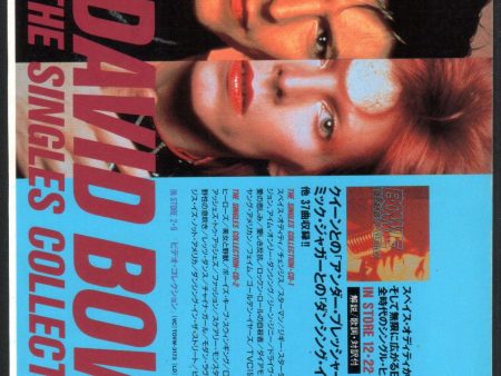 David Bowie 1994 01 The Singles Collection Japan promo ad Online now