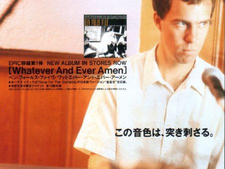 Ben Folds Five 1997 04 Whatever and Ever Amen Japan album promo ad Cheap