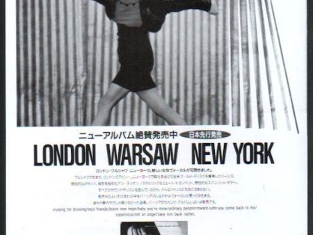 Basia 1990 03 London Warsaw New York Japan album promo ad Online Sale