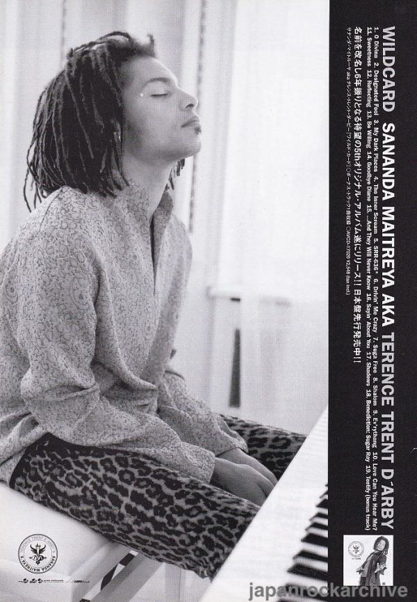 Terence Trent D Arby 2001 11 Wildcard Japan album promo ad Cheap