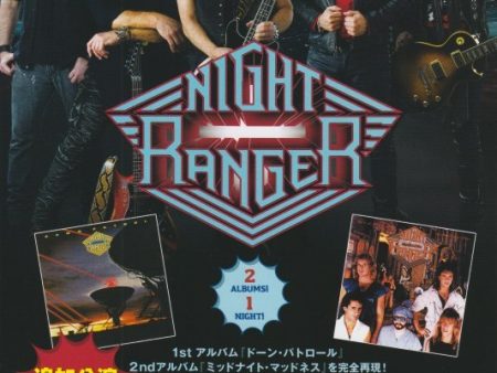 Night Ranger 2019 Japan tour concert gig flyer   handbill Hot on Sale