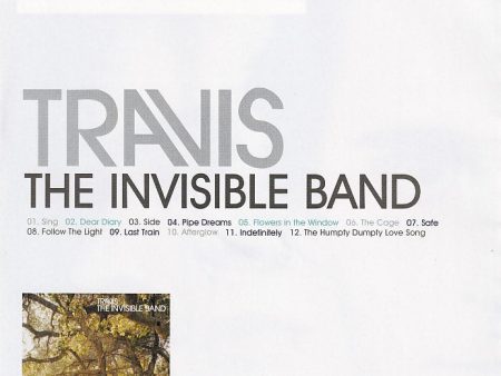 Travis 2001 06 The Invisible Band Japan album promo ad Online now