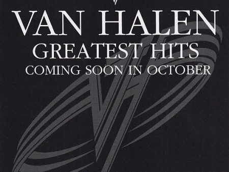 Van Halen 1996 10 Greatest Hits Japan album promo ad Sale