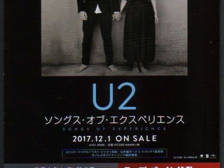 U2 2018 01 Songs of Experience Japan album promo ad Hot on Sale