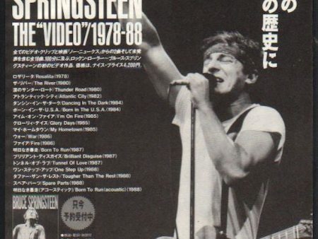 Bruce Springsteen 1989 04 Video Anthology 1978 - 1988 Japan video promo ad Online