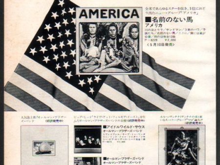 America 1972 06 S T Japan debut album promo ad Online now