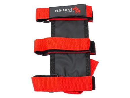 Fishbone Offroad Padded Roll Bar Red Fire Extinguisher Holder Discount