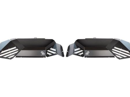 Fishbone Offroad 2020+ JT Gladiator Rear - Black Aluminum Inner Fenders For Discount