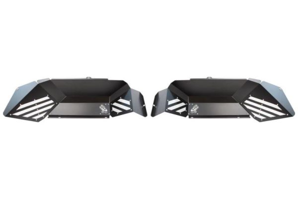 Fishbone Offroad 2020+ JT Gladiator Rear - Black Aluminum Inner Fenders For Discount