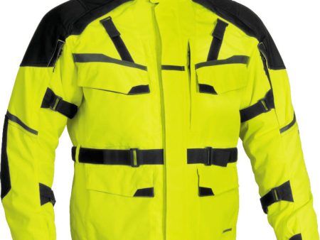 First Gear Jaunt T2 Jacket DayGlo Black - XL Tall Cheap